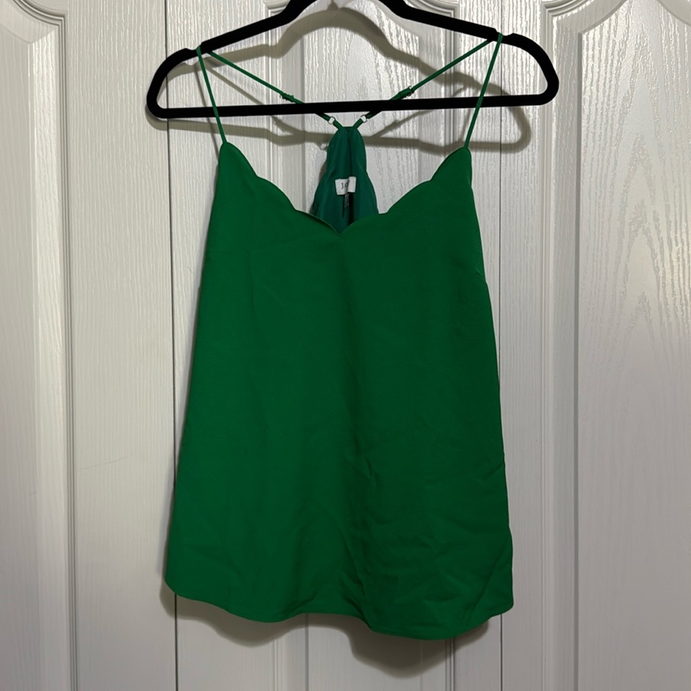 J. Crew Scallop Neck Spaghetti Strap Top Women’s Size 4